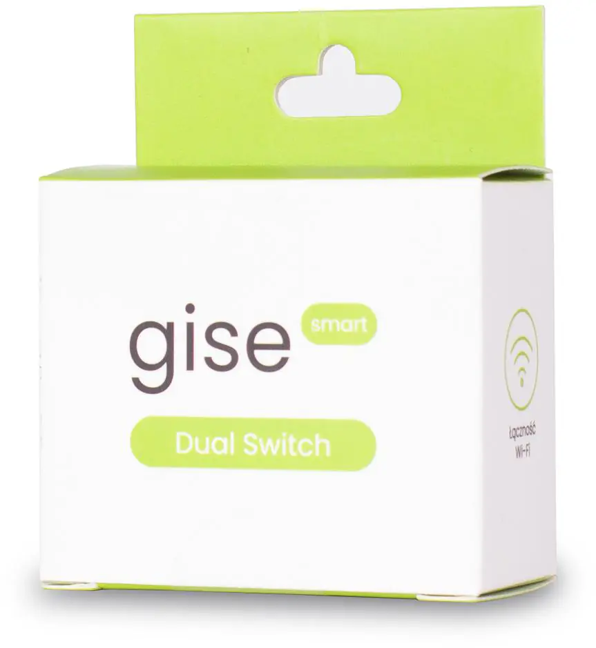 GISE SMART Dual Switch Podwójny sterownik oświetleniowy Tuya WiFi ...