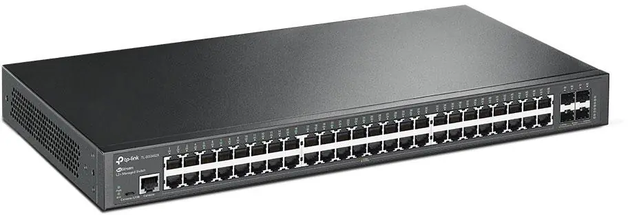 TP-Link JetStream 48-Port Gigabit L2+ Managed Switch with 4 10GE SFP+ Slots