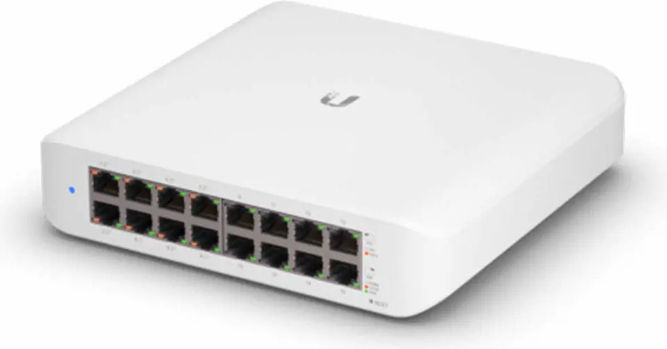 UBIQUITI USW-LITE-16-POE UNIFI SWITCH GEN2 16x GIGABIT, 8x POE+, LAYER 2, 30W PER PORT,TOTAL 45W