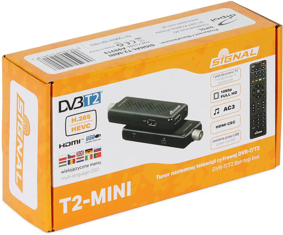 DVB-T2 H.265