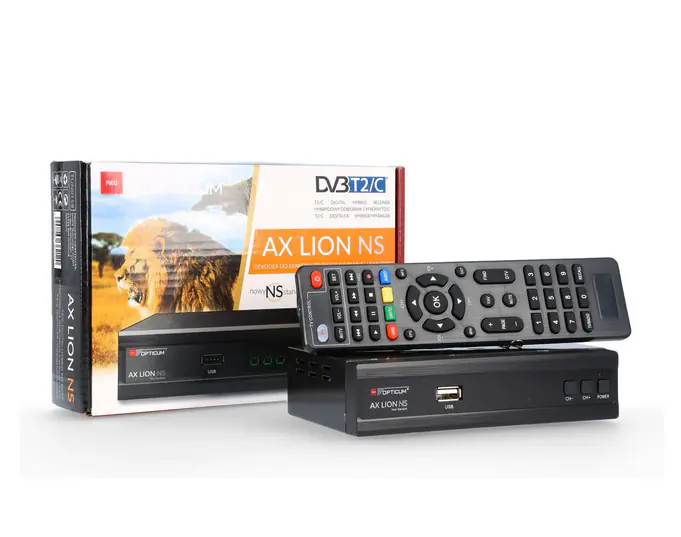 Tuner DVB-T2 i DVB-C Dekoder Opticum naziemna i kablówka