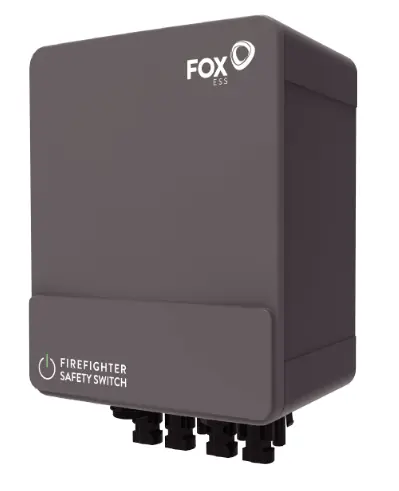 FoxESS S-Box - przeciwpożarowy wyłącznik bezpieczeństwa, 2 łańcuchy