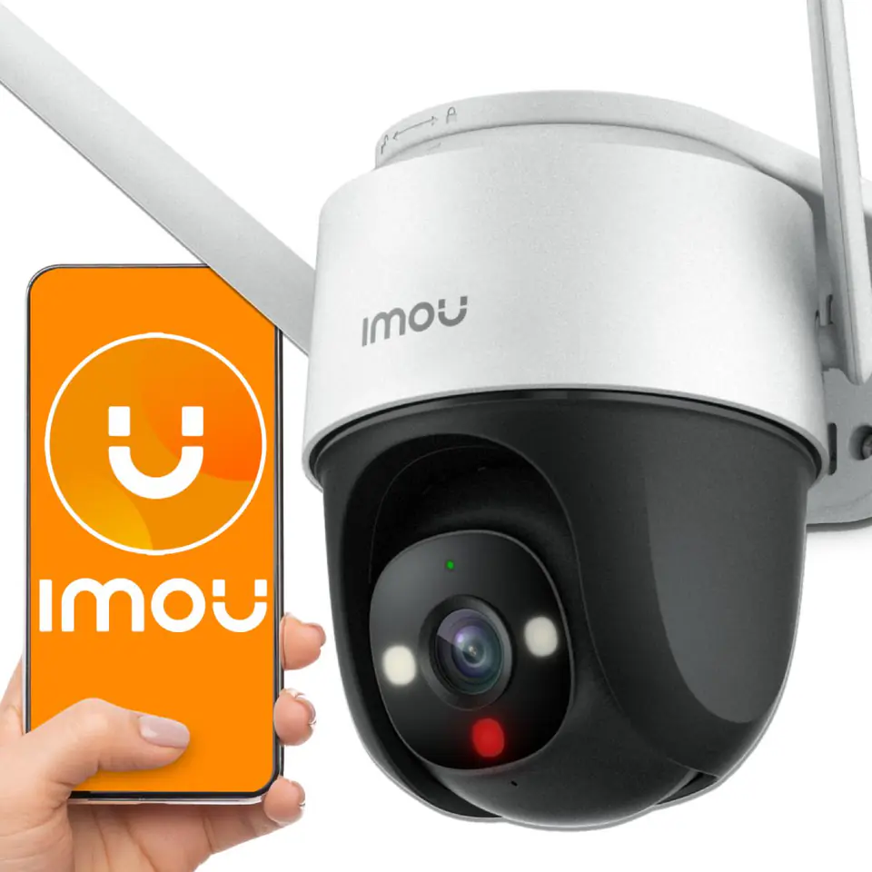 DAHUA IMOU CRUISER IPC-S42FP IP security camera Outdoor Wi-Fi 4Mpx H.265 White, Black