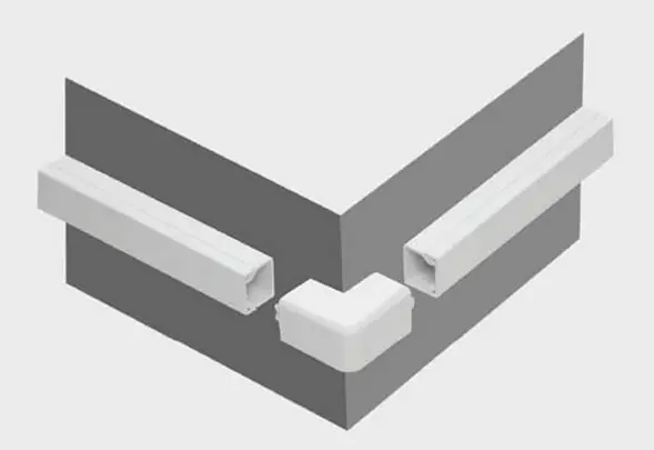 Osprzęt do listew elektroinstalacyjnych, narożnik zewnętrzny BIAŁY NZ 14x14 (1szt.)