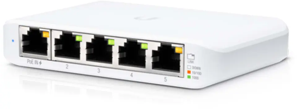 UBIQUITI USW-FLEX-MINI UNIFI COMPACT 5-PORT DESKTOP SWITCH