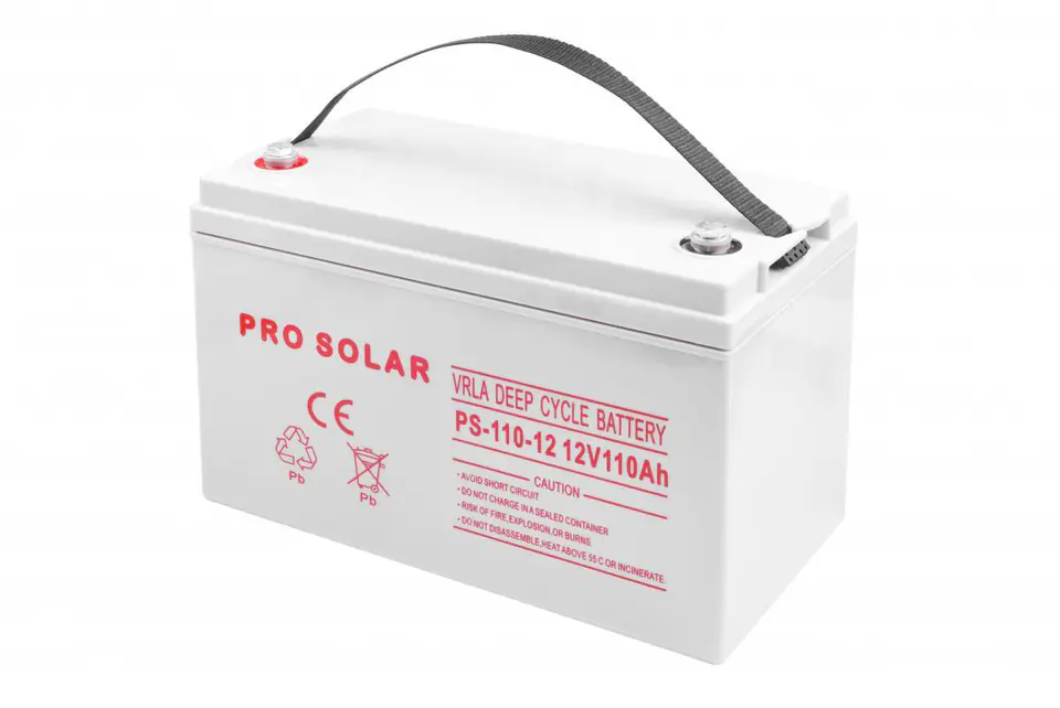 AKUMULATOR VOLT POLSKA DEEP CYCLE VPRO SOLAR 12V 110 Ah VRLA BEZOBSŁUGOWY