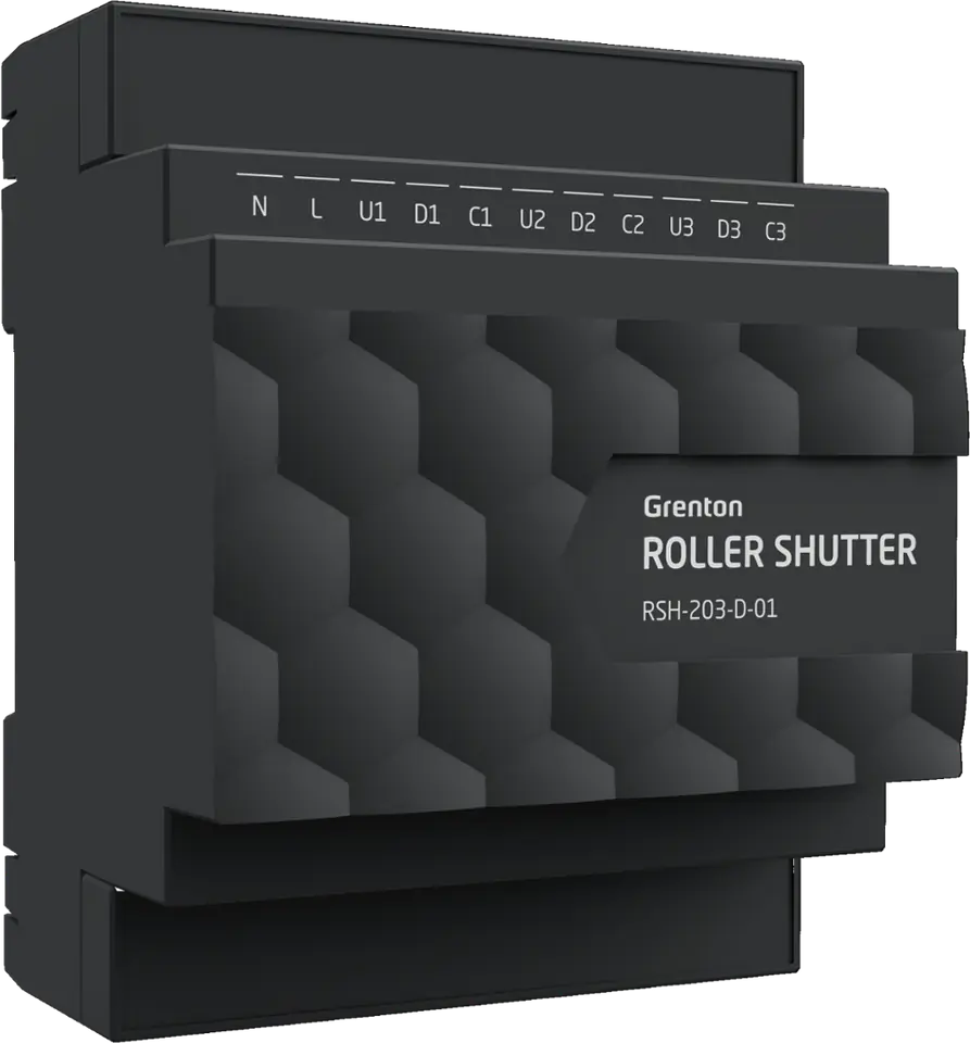 GRENTON - ROLLER SHUTTER x3, DIN, TF-Bus ( 2.0 )
