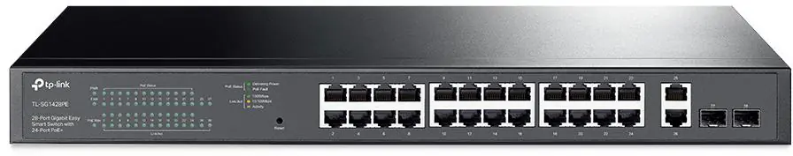 TP-Link 28-Port Gigabit Easy Smart Switch with 24-Port PoE+