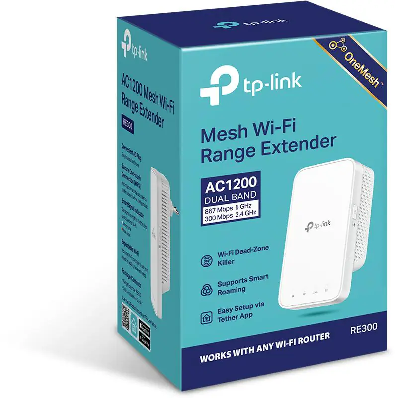 TP-Link AC1200 Wi-Fi Range Extender - Extend Your Wi-Fi Coverage (RE30 –  Network Hardwares