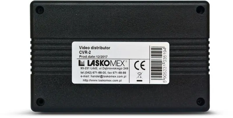 Laskomex CV-R2 CVR-2 Moduł rozdzielacza wideo do monitorów (obsługujący do 4 monitorów)