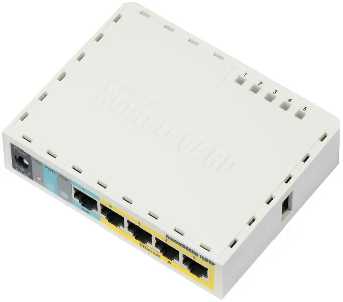 Mikrotik hEX PoE lite wired router Fast Ethernet White