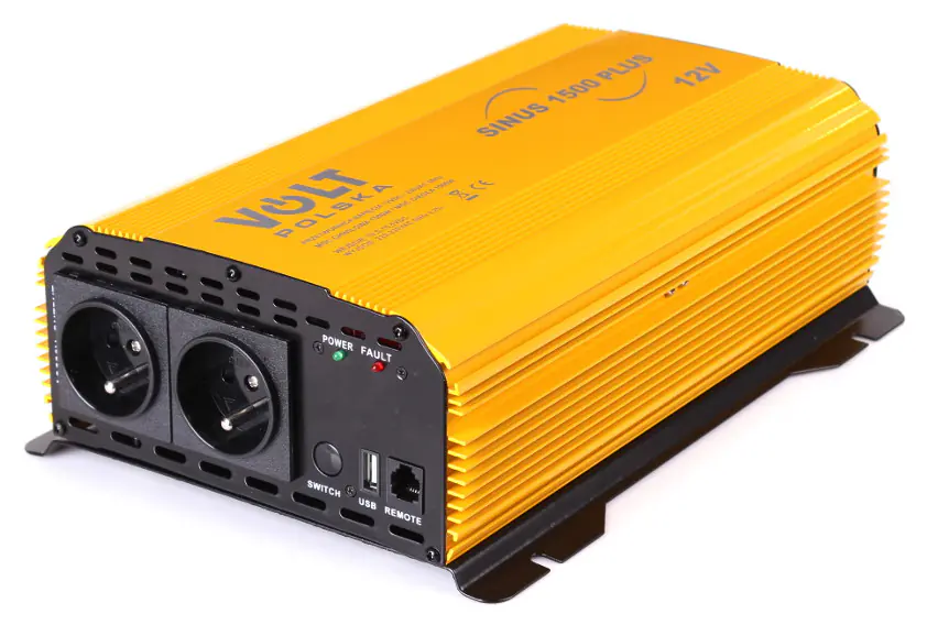 VOLT Przetwornica napięcia SINUS PLUS 1500 12/230V (1000/1500W) + PILOT