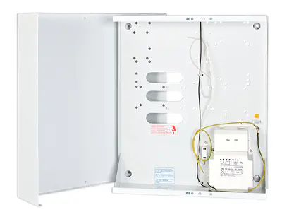 Obudowa centrali alarmowej z transformatorem 20V AC/75VA /EN 50131-1/ OMI-4