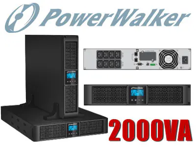 Zasilacz UPS POWER WALKER VI 2000 RT LCD (2000VA)