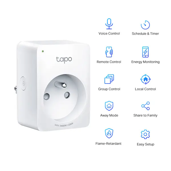 Tapo P110, Mini Smart Wi-Fi Plug, Energy Monitoring