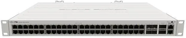 MIKROTIK CRS354-48P-4S+2Q+RM | Switch | 48x RJ45 1000Mb/s, 4x SFP+, 2x QSFP