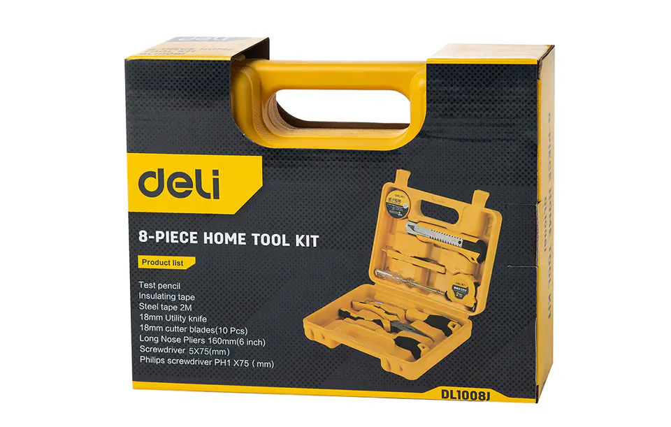 Zestaw narzędzi Deli Tools EDL1008J, 8 sztuk