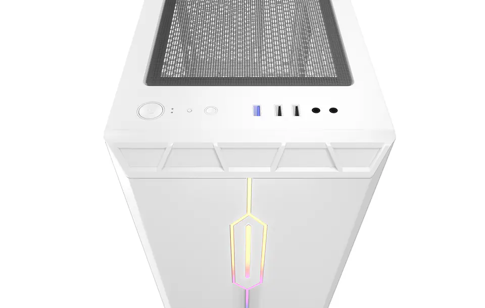 Obudowa komputerowa Darkflash DLM23 LED (biała)