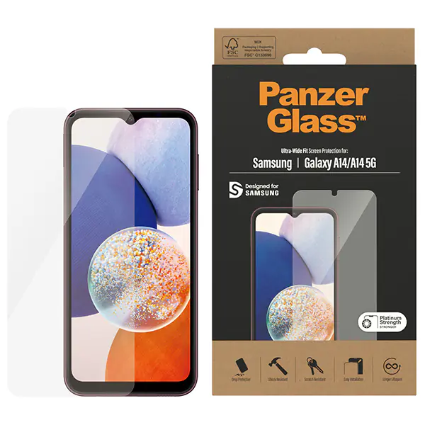 PanzerGlass Ultra-Wide Fit Sam A05s Screen Protection 7343