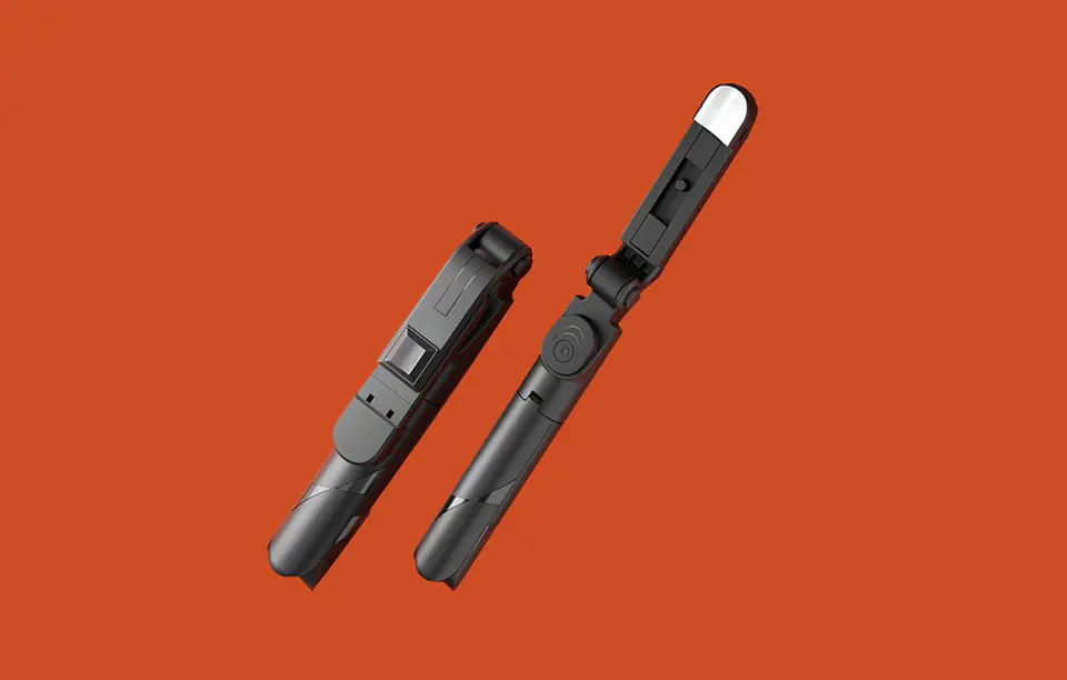 Selfie stick/statyw Puluz z lampą pierścieniową LED