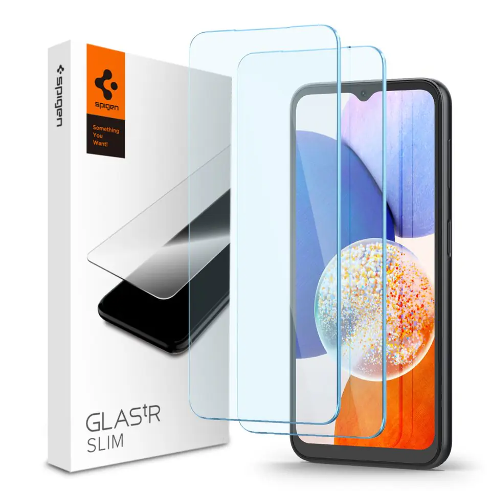 Spigen Glas.TR Slim Sam A16 4G/5G "EZ     FIT" 2 szt. clear szkło hartowane AGL08935