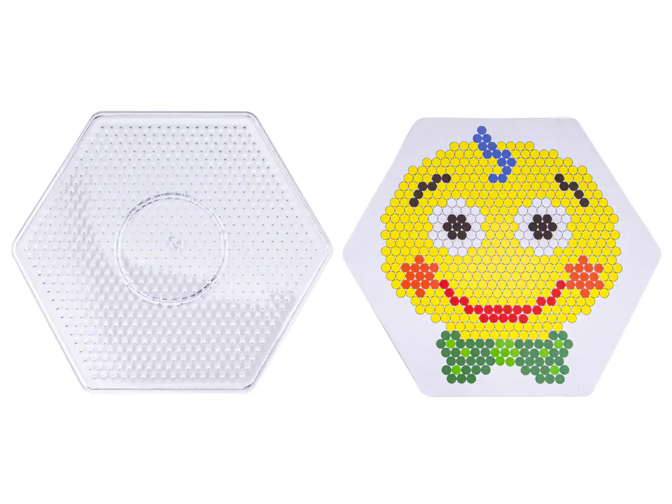 Koraliki do prasowania, Prasowanka, Szablon, Saszetka WESOŁY KLAUN, EMOTKA, BUŹKA