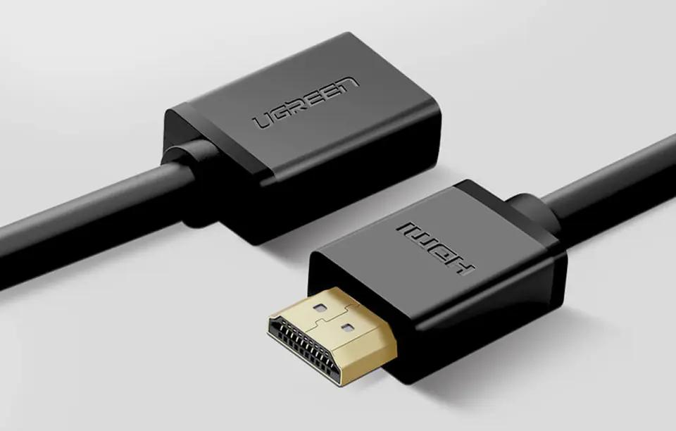 Kabel HDMI męski do HDMI żeński UGREEN, 3m (czarny)