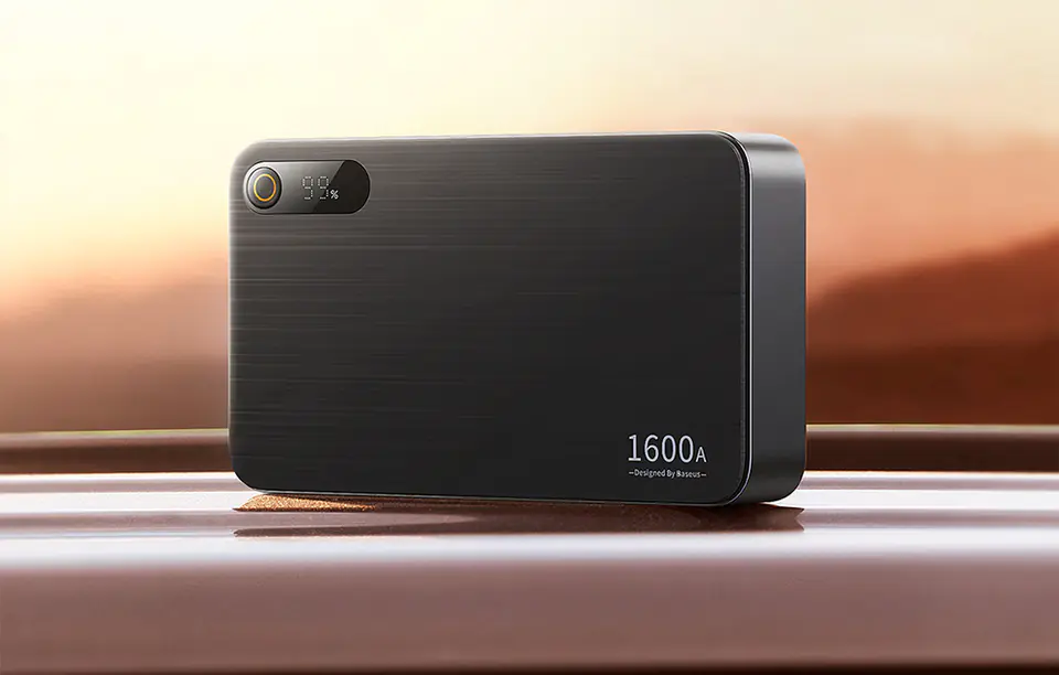 Powerbank / Rozrusznik Baseus Super Energy PRO Car Jump Starter, 1600A, USB (czarny)