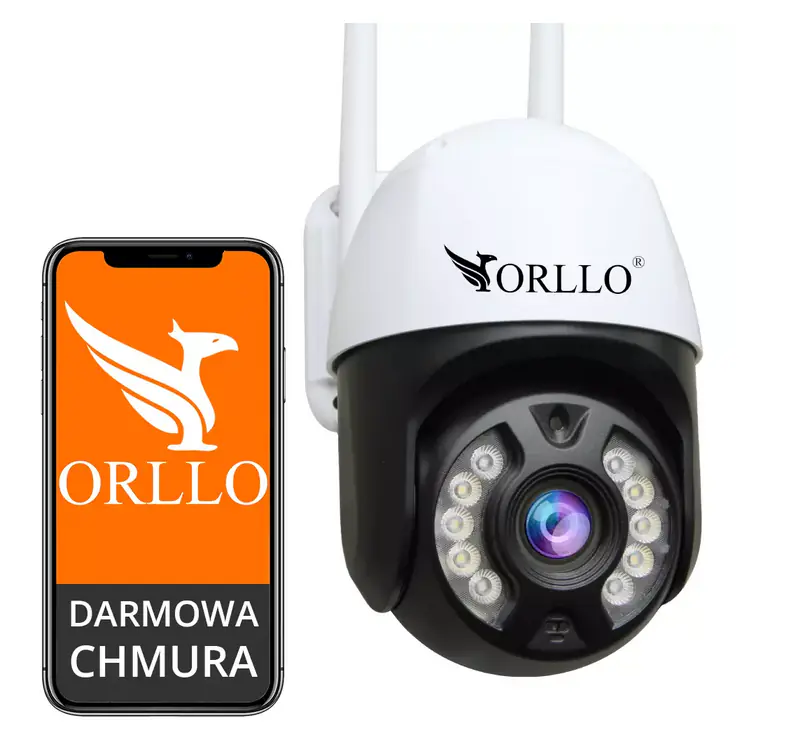 Kamera IP Orllo zewnętrzna obrotowa zoom x10 Z9 PRO
