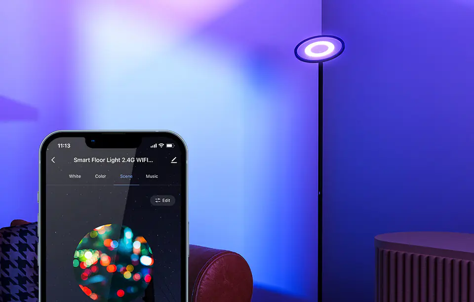Inteligentna lampa podłogowa BlitzWill BWL-FL-0002 25W