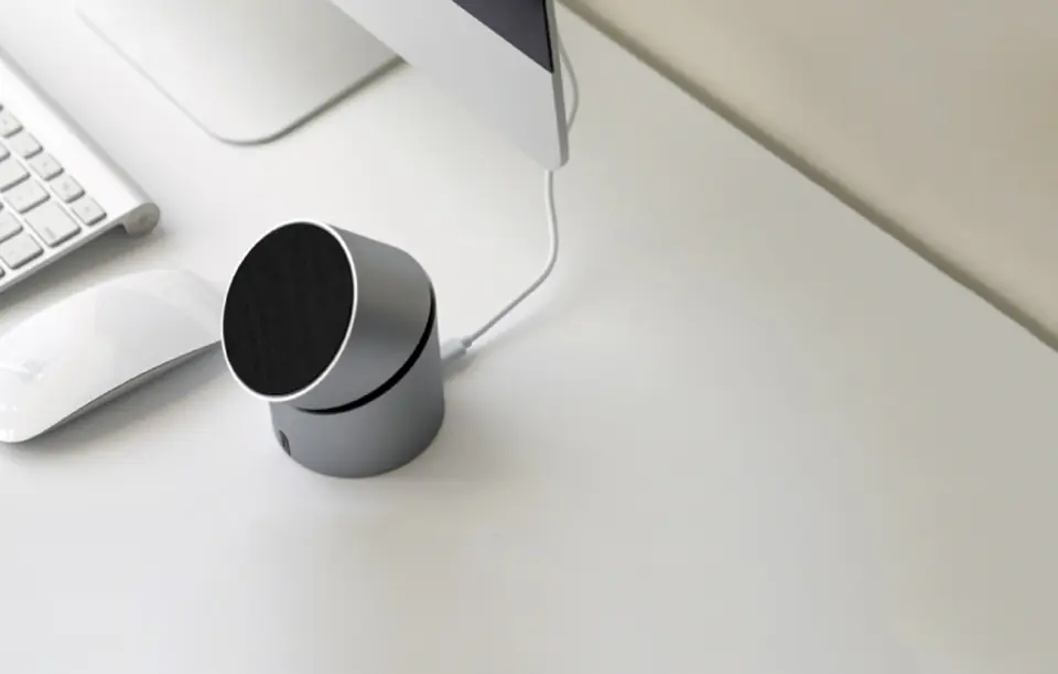 Aluminiowa ładowarka indukcyjna z głośnikiem Bluetooth i podstawką TIKTAALIK Alu (srebrna)