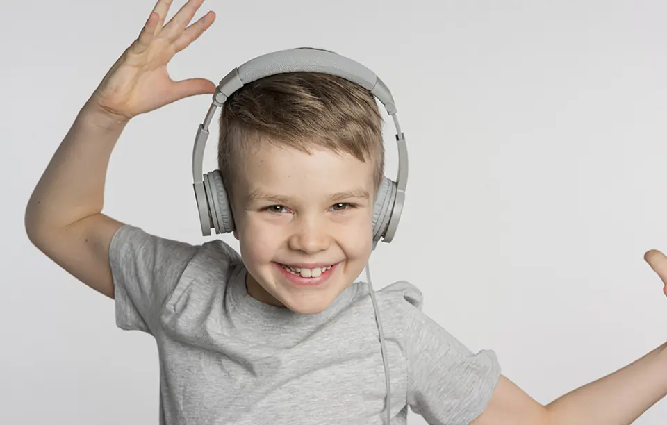 Słuchawki przewodowe dla dzieci BuddyPhones Explore Plus (szare)