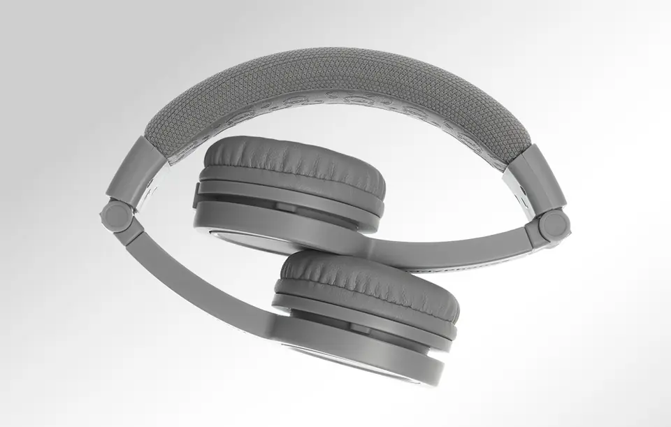 Słuchawki przewodowe dla dzieci BuddyPhones Explore Plus (szare)