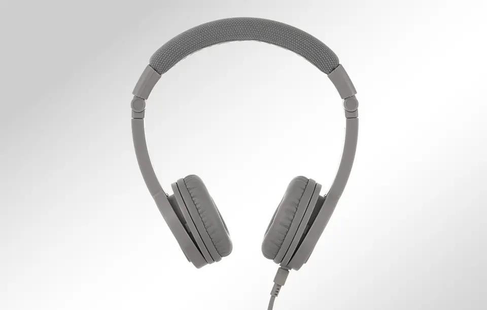 Słuchawki przewodowe dla dzieci BuddyPhones Explore Plus (szare)
