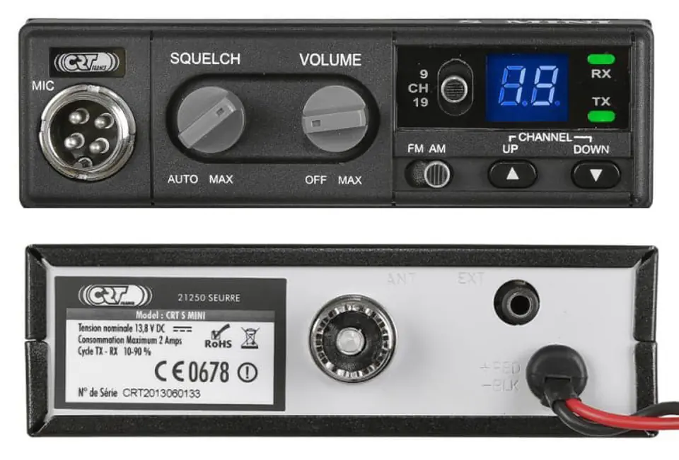 CB Radio CRT S-Mini wersja export AM FM