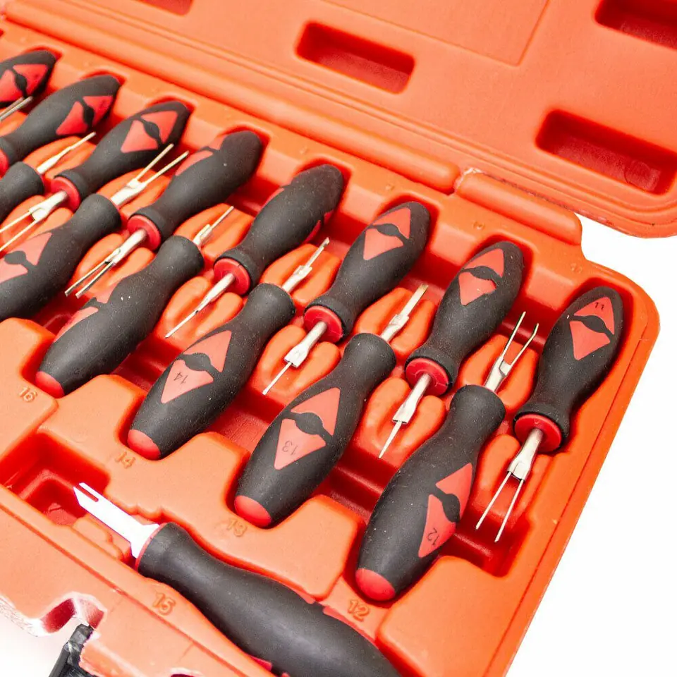 23 Piece Terminal Tool Kit - Wiring Connector Terminal Removal