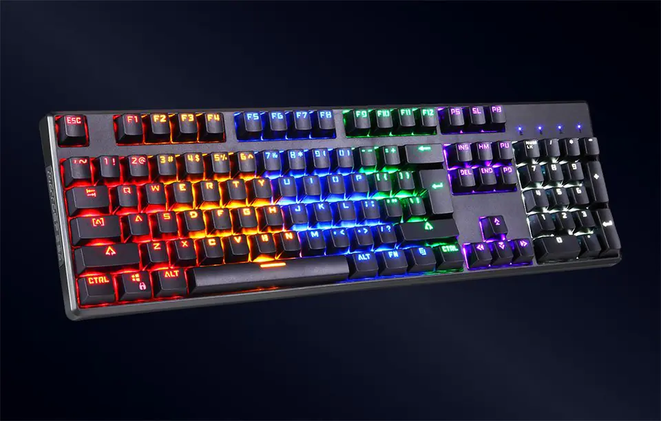 Klawiatura mechaniczna Motospeed CK107 RGB (czarna)