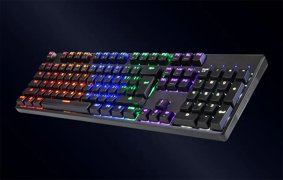 Klawiatura mechaniczna Motospeed CK107 RGB (czarna)