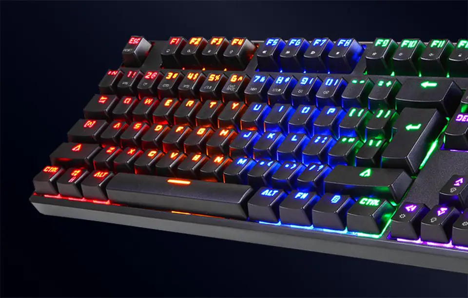 Klawiatura mechaniczna Motospeed CK107 RGB (czarna)