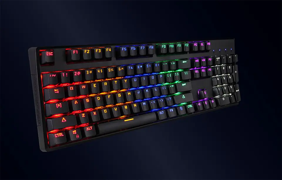 Klawiatura mechaniczna Motospeed CK107 RGB (czarna)