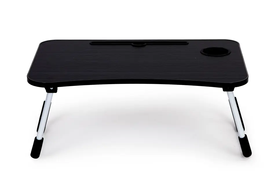 Podstawka pod laptopa stolik do łóżka 60x40 cm czarna ModernHome
