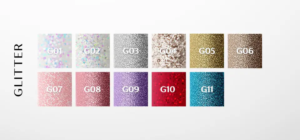OCHO NAILS Lakier hybrydowy glitter G03 -5 g