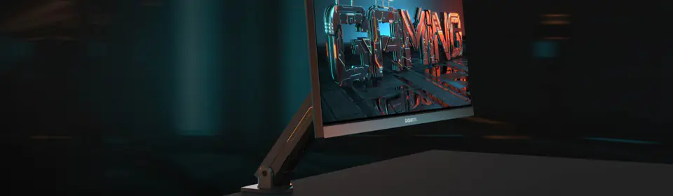 Gigabyte 28&quot; M28U AE EK GAMING z ramieniem przykręcanym do biurka