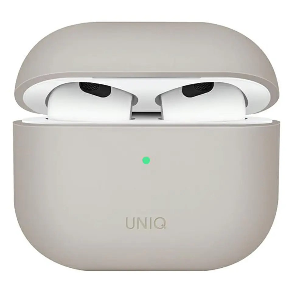 UNIQ etui Lino AirPods 3 gen.Silicone beżowy/beige