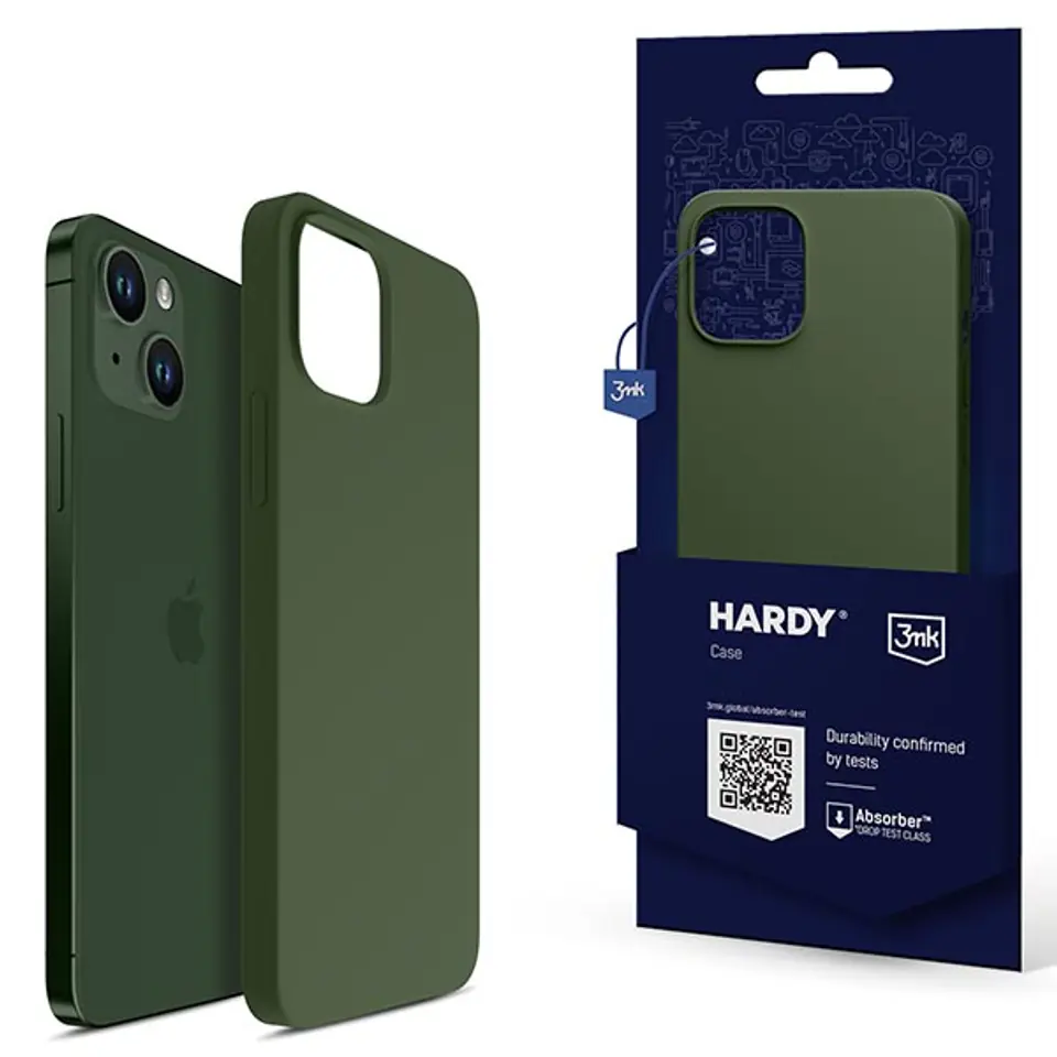 3MK Hardy Case iPhone 15 / 14 / 13 6.1" zielony/alpine green MagSafe