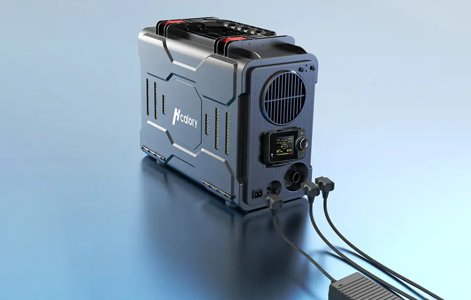 Ogrzewanie postojowe / nagrzewnica HCALORY HC-A01, Diesel, 5 kW, Bluetooth (czarne)