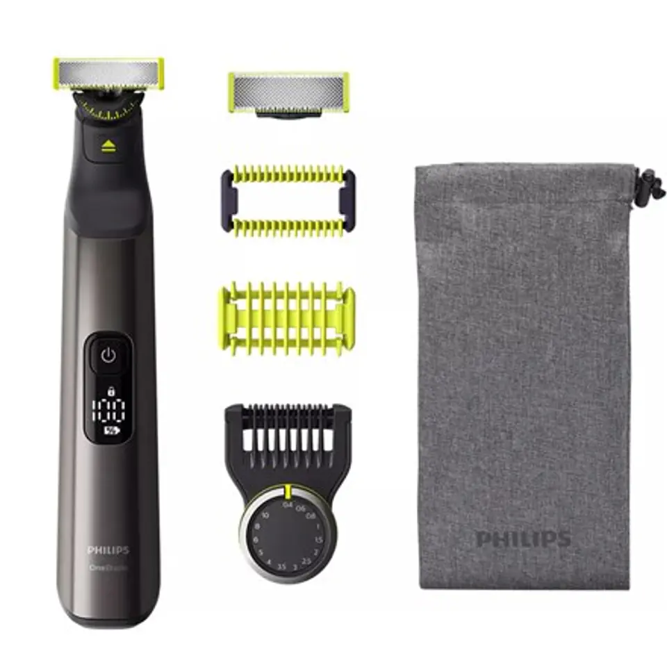 Philips OneBlade Pro Foil shaver Trimmer Chrome Wasserman.eu