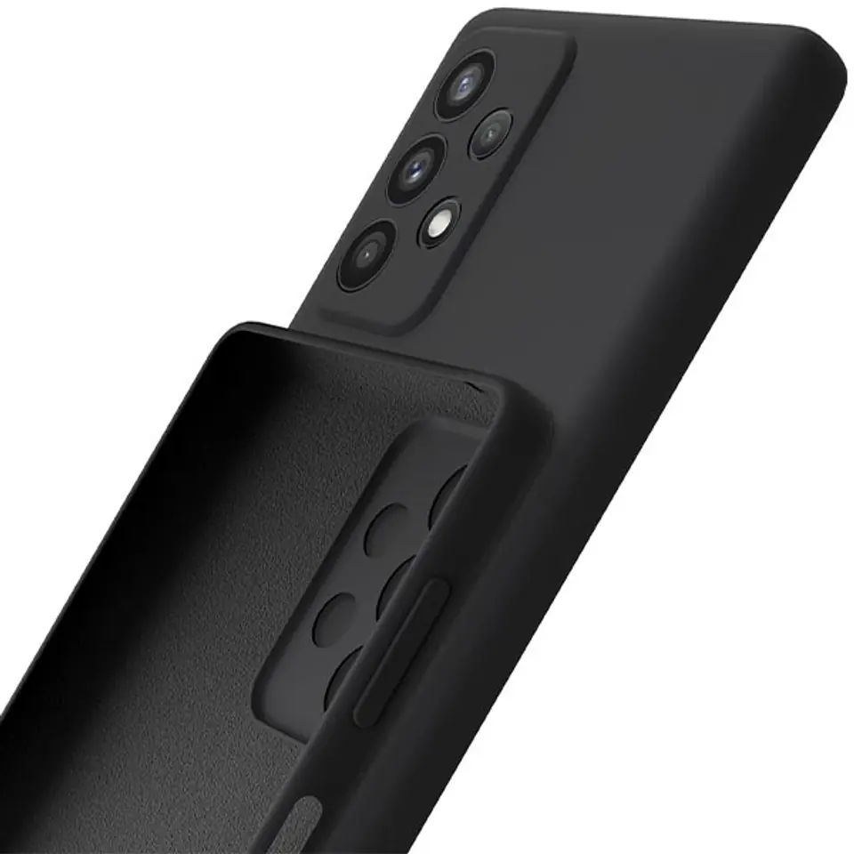 3MK Silicone Case Sam A54 5G A546czarny/black