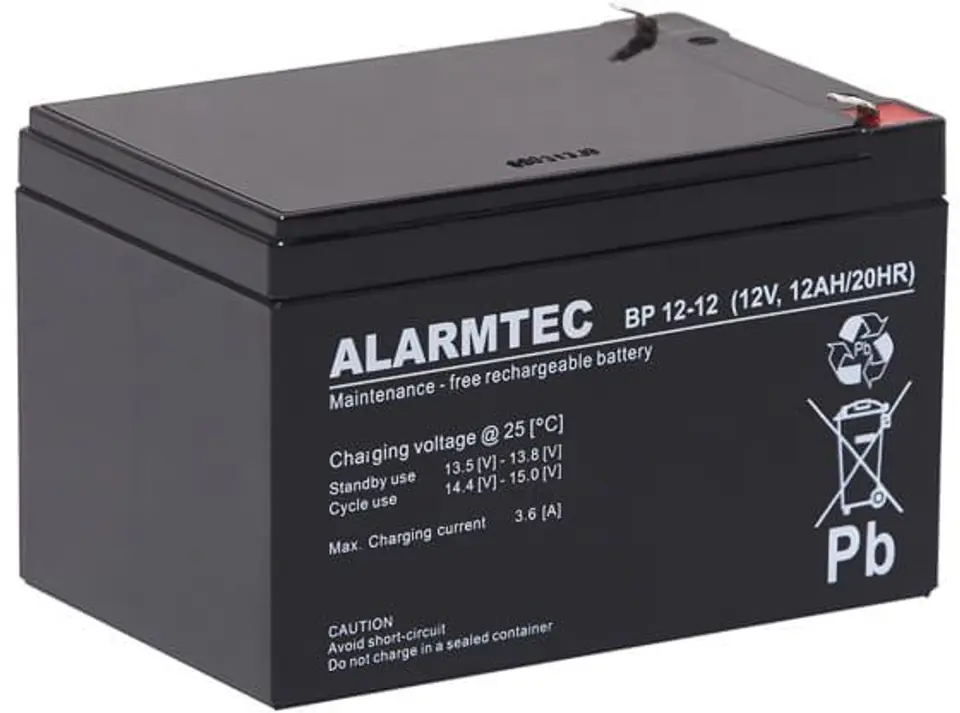 Akumulator AGM ALARMTEC serii BP 12V 12Ah