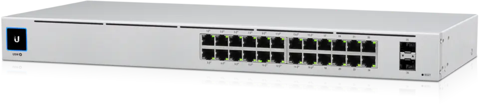 UBIQUITI USW-24-POE UNIFI SWITCH GEN2 24x GIGABIT POE+ PORTS, 2x SFP PORTS